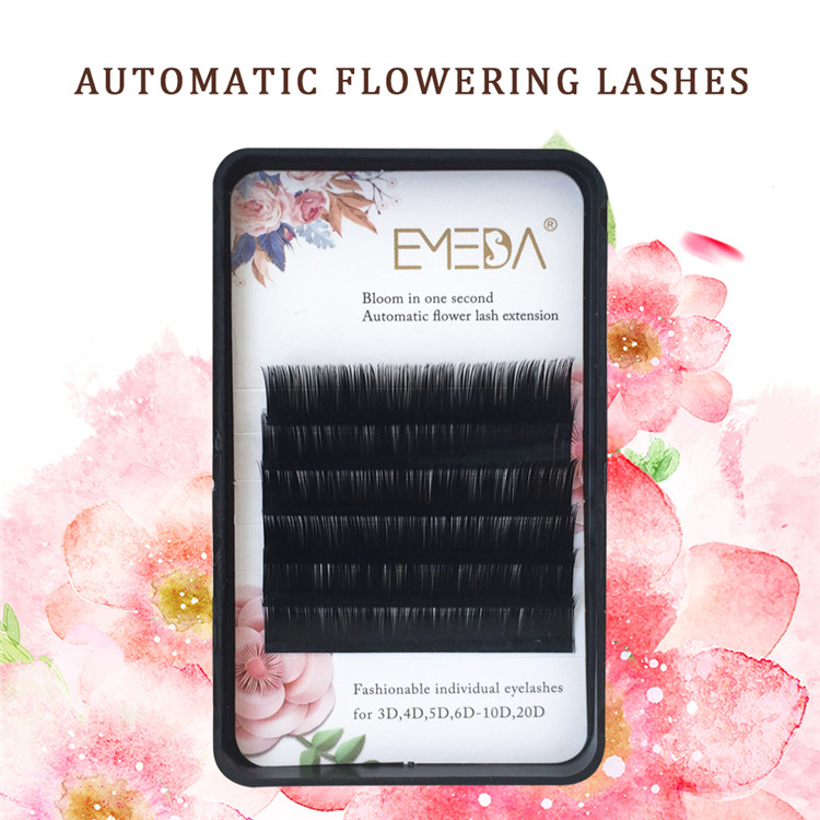 Fashionable Individual Eyelashes Automatic Flowering Lashes